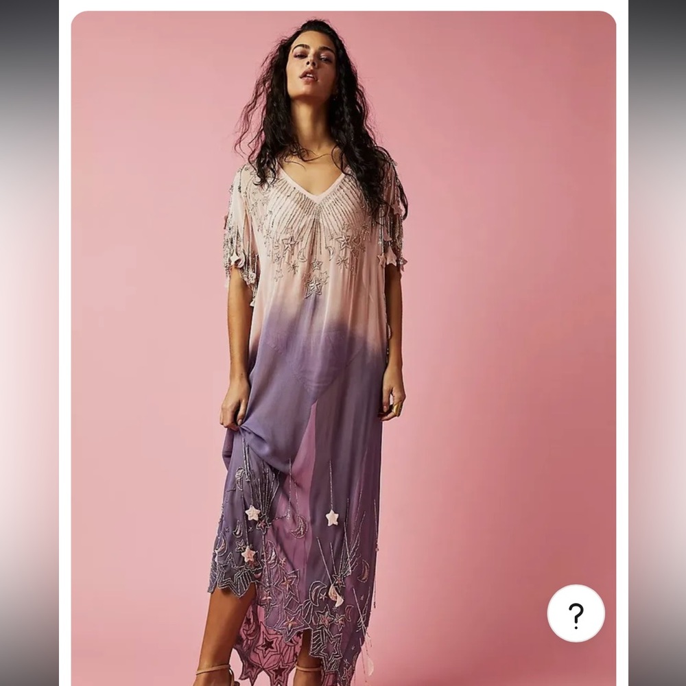 Free People Esme Embellished Maxi Dress